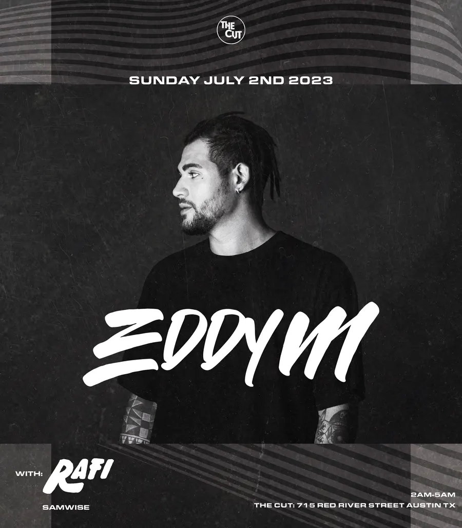 Flyer for Eddy M at The Cut