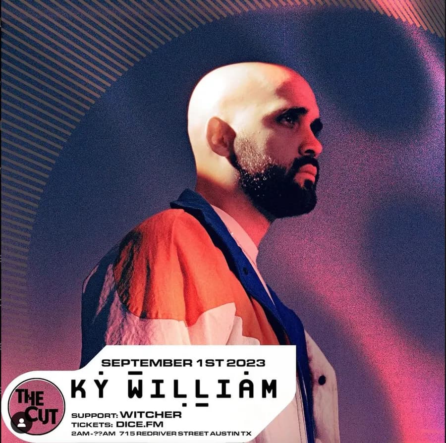 Flyer for Ky William at The Cut