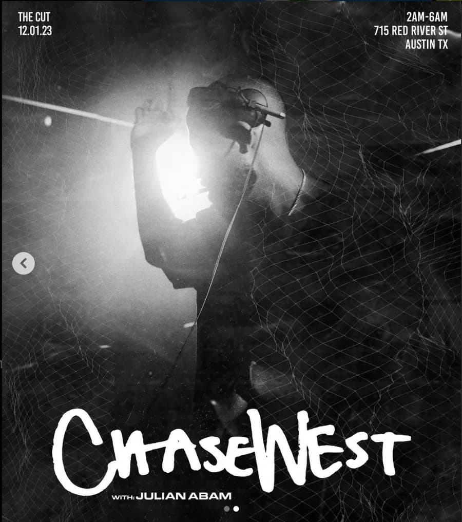 Flyer for ChaseWest at The Cut
