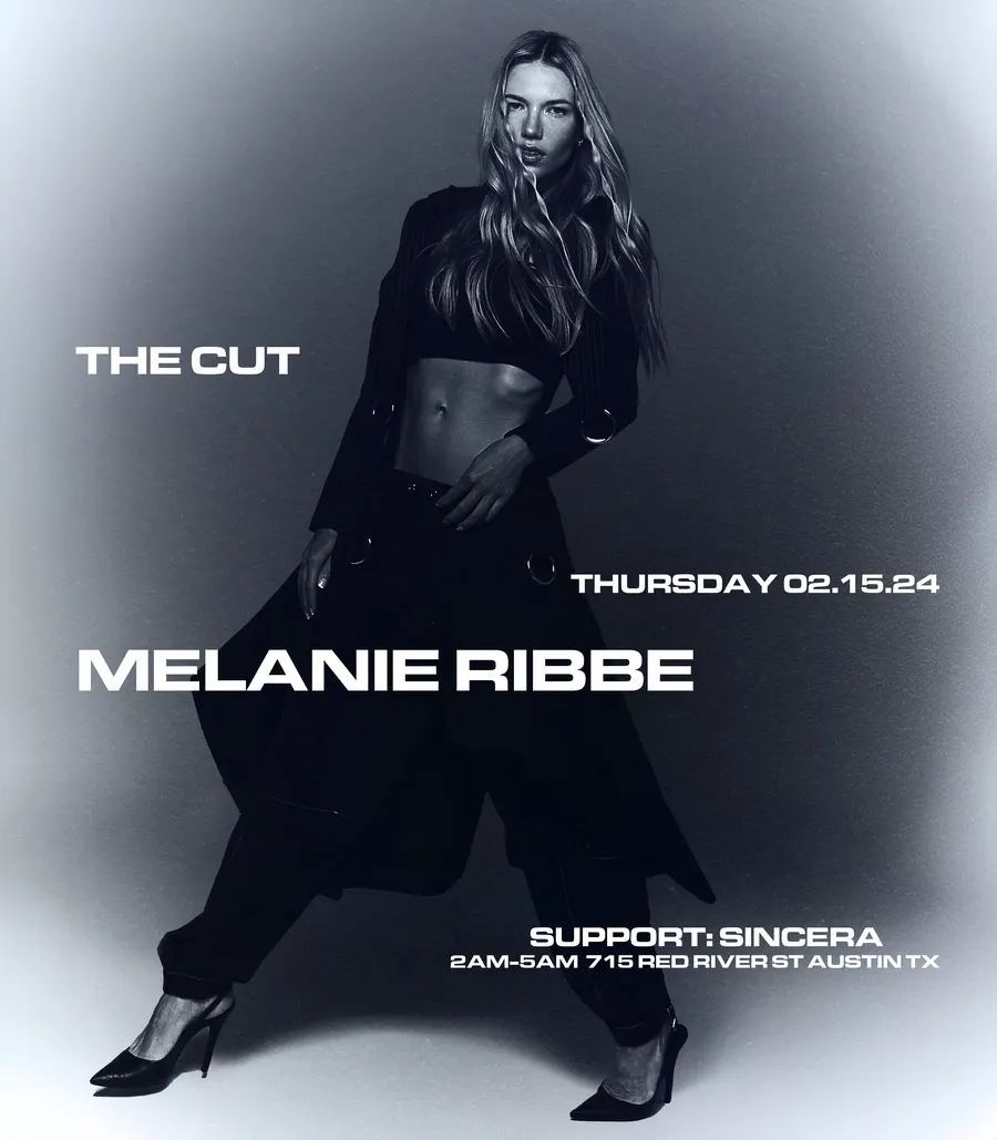Flyer for Melanie Ribbe at The Cut