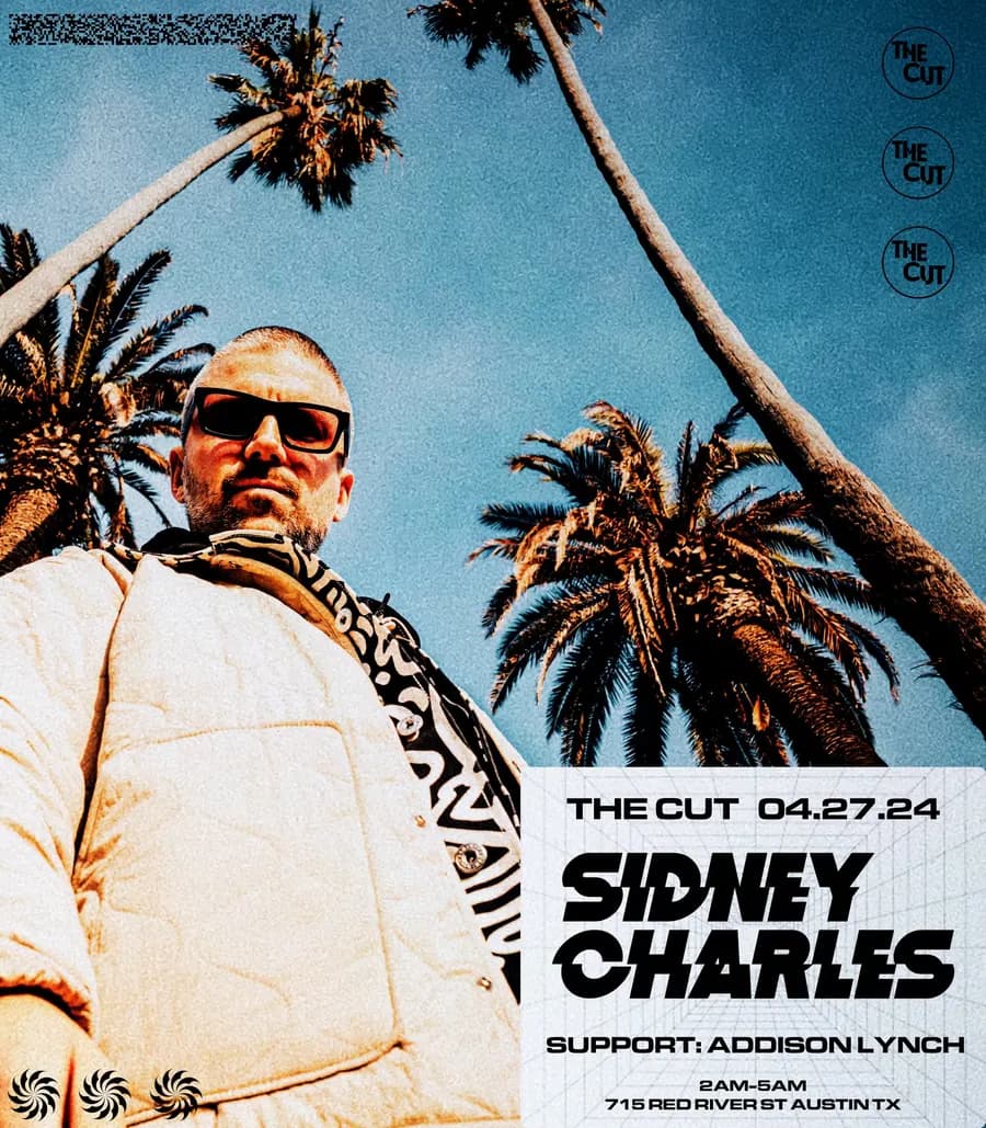 Flyer for Sidney Charles at The Cut