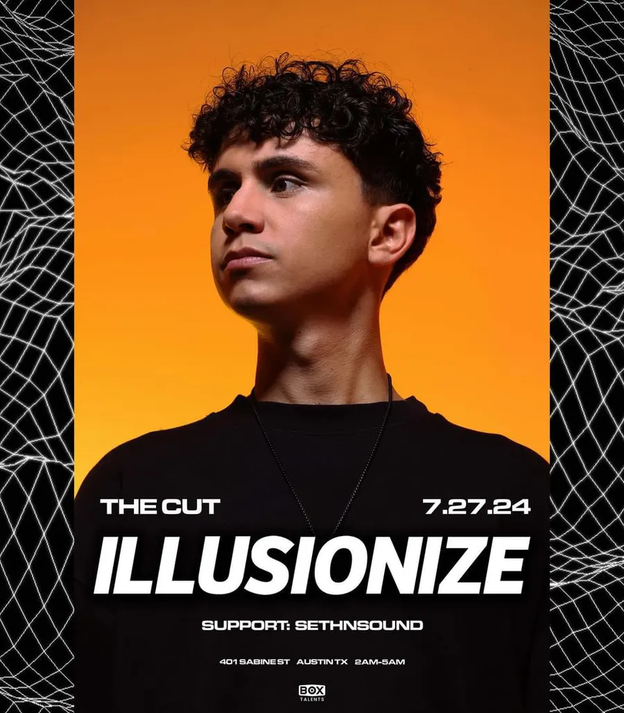 Flyer for ILLUSIONIZE at The Cut