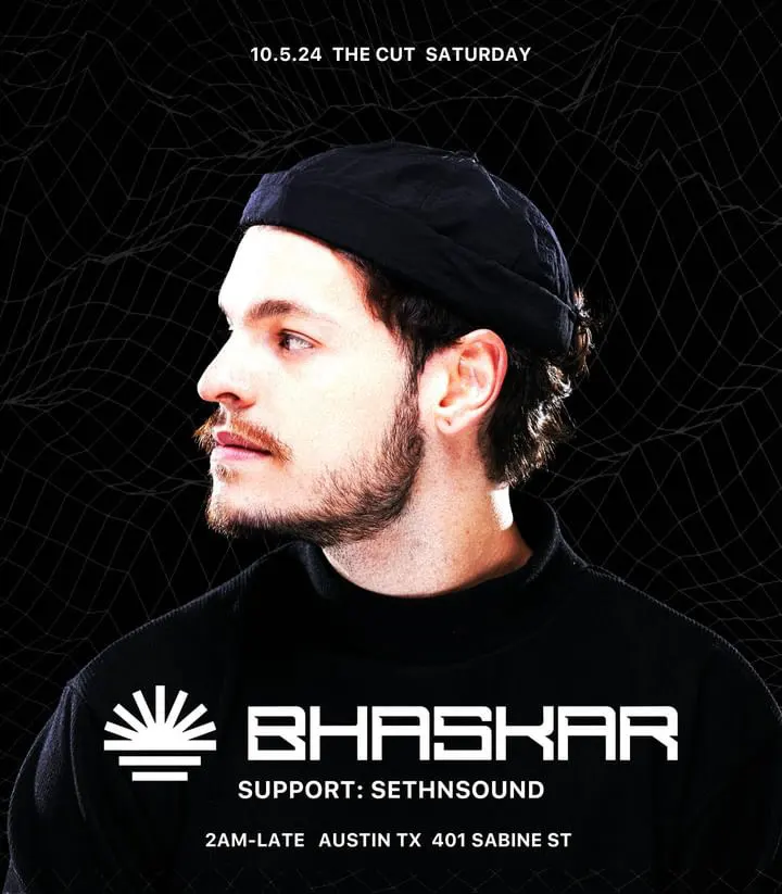 Flyer for Bhaskar at The Cut