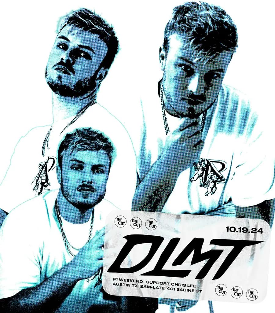 Flyer for DLMT at The Cut