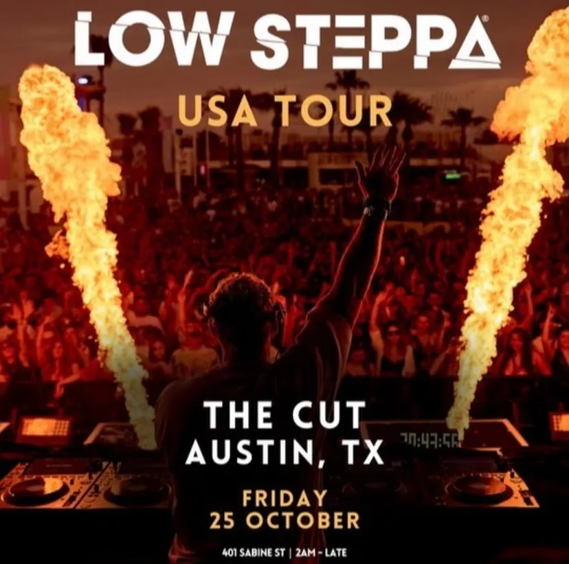 Flyer for Low Steppa at The Cut