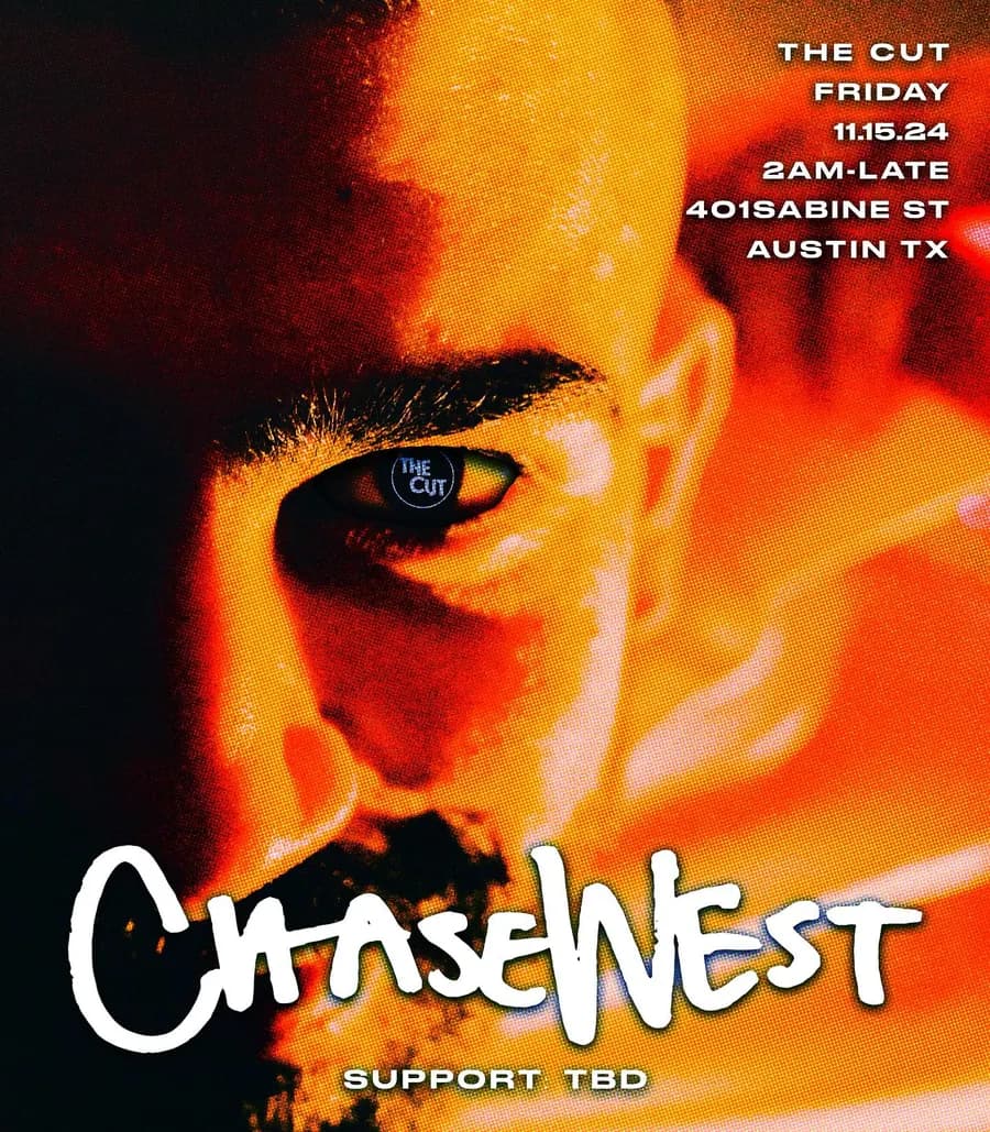 Flyer for ChaseWest at The Cut