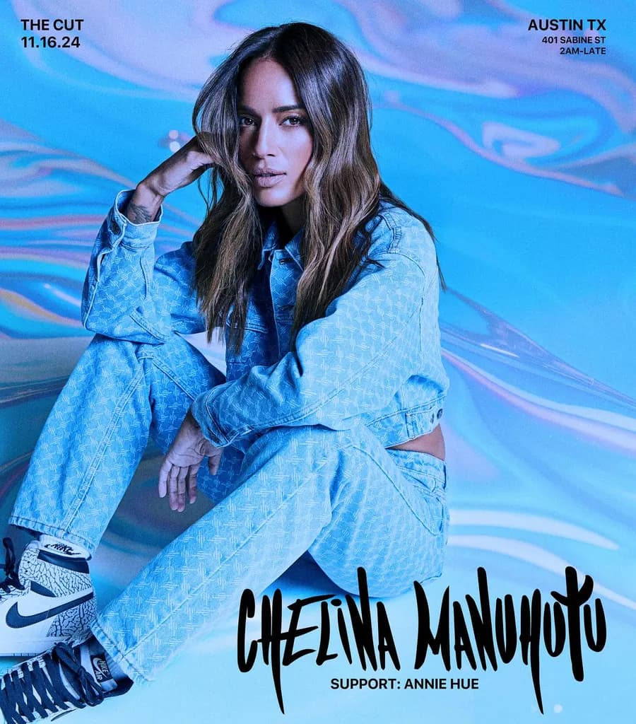 Flyer for Chelina Manihutu at The Cut