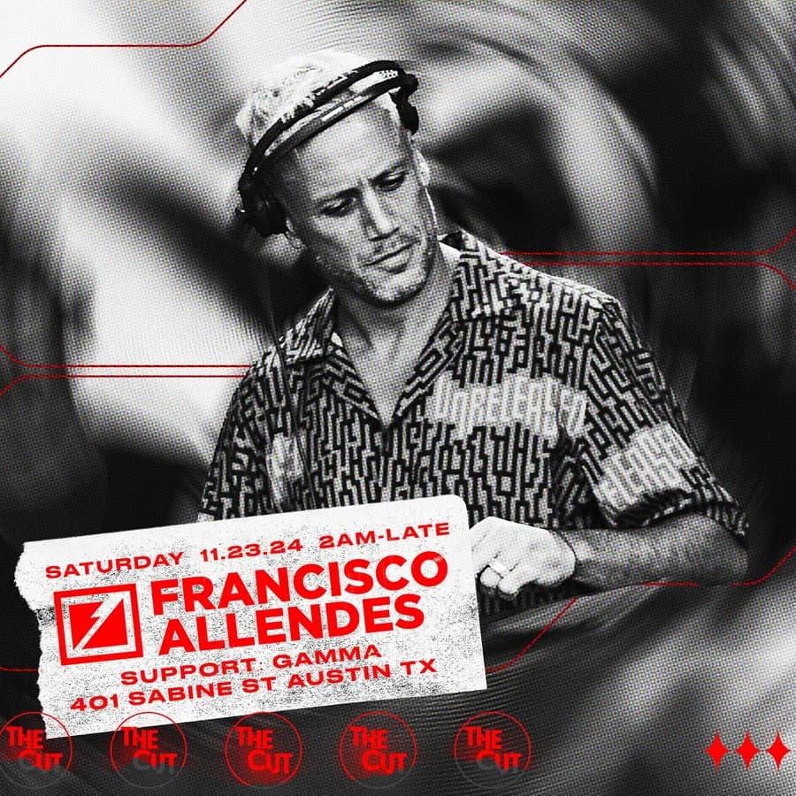 Flyer for Francisco Allendes at The Cut