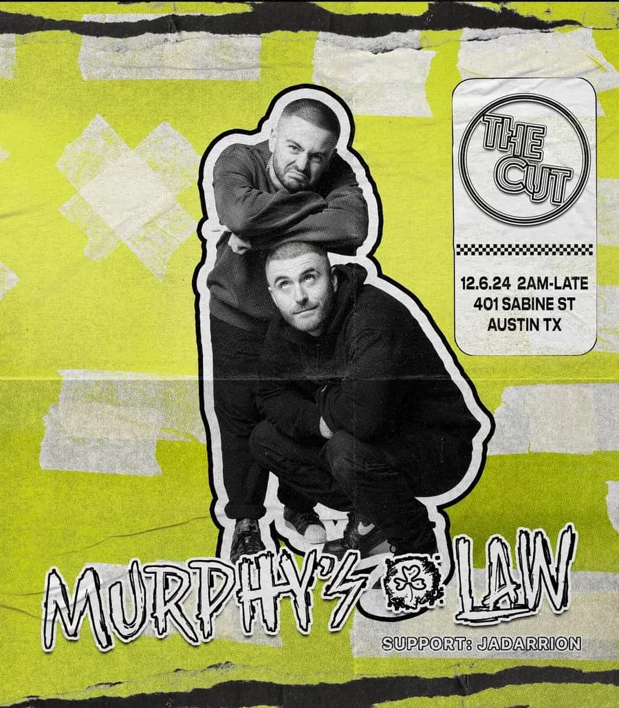 Flyer for Murphy's Law at The Cut