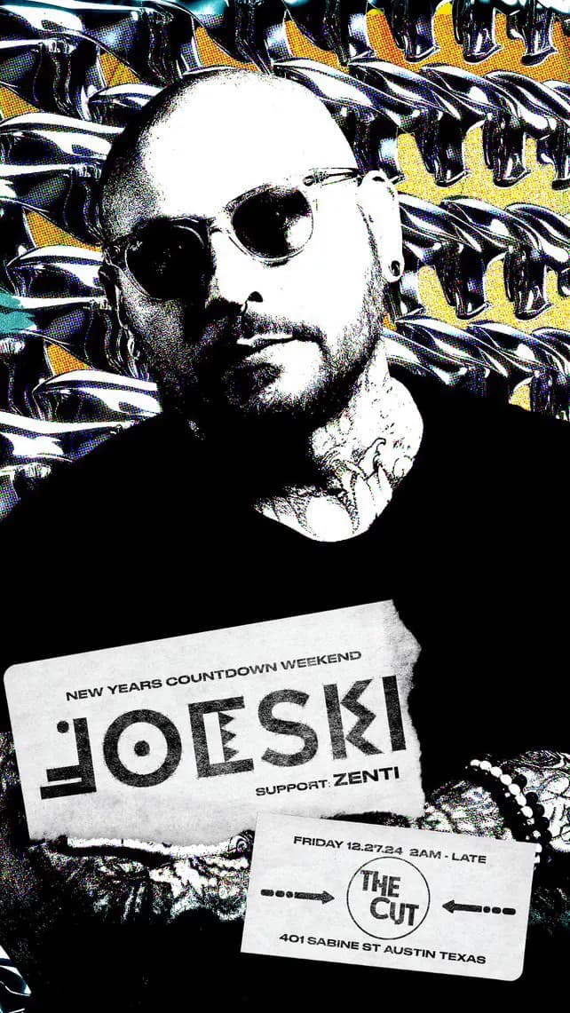 Flyer for Joeski at The Cut