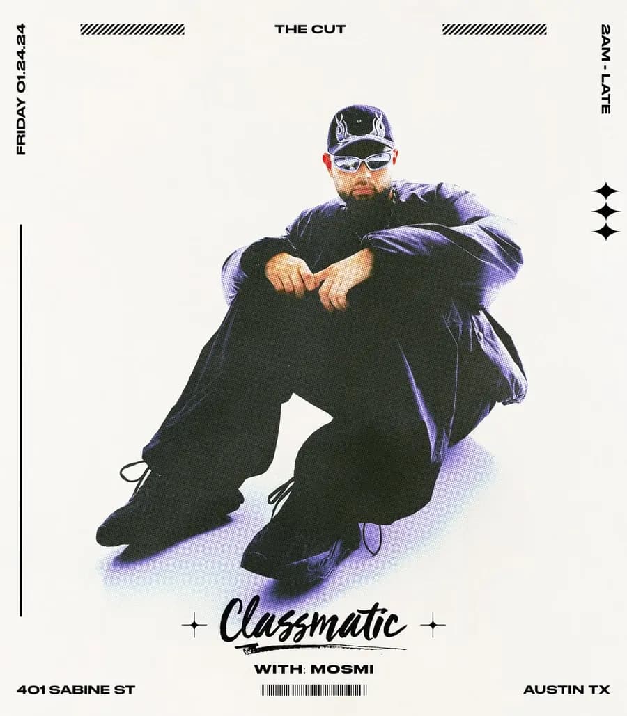 Flyer for Classmatic at The Cut