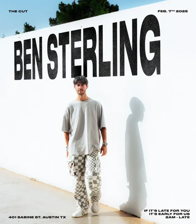 Flyer for Ben Sterling at The Cut