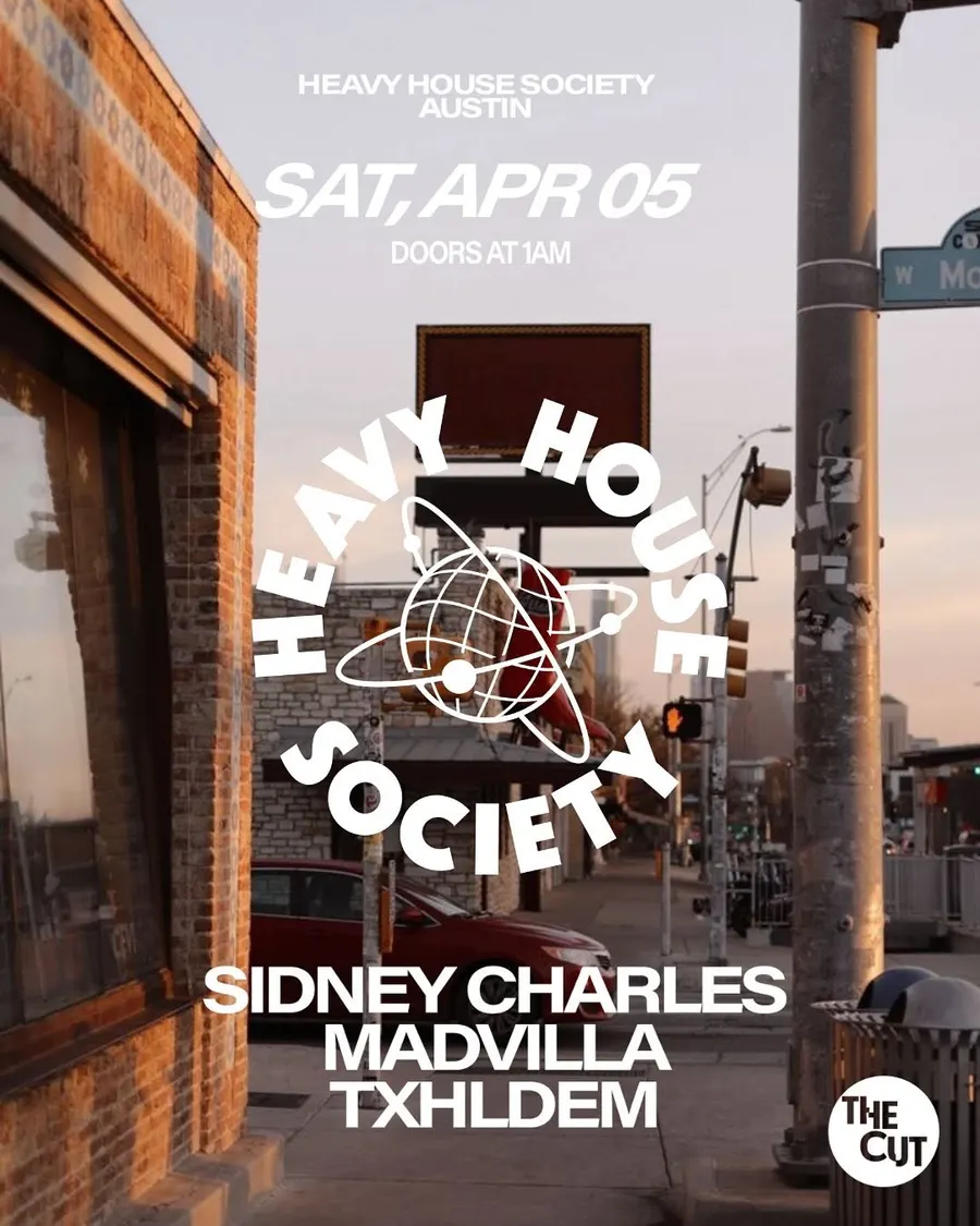 Flyer for Heavy House Society at The Cut