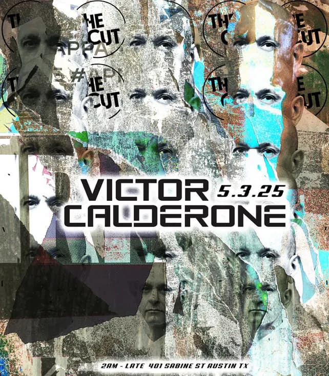 Flyer for Victor Calderone at The Cut