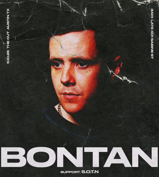 Flyer for Bontan at The Cut