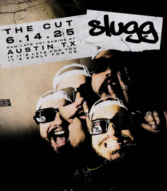 Flyer for slugg at The Cut