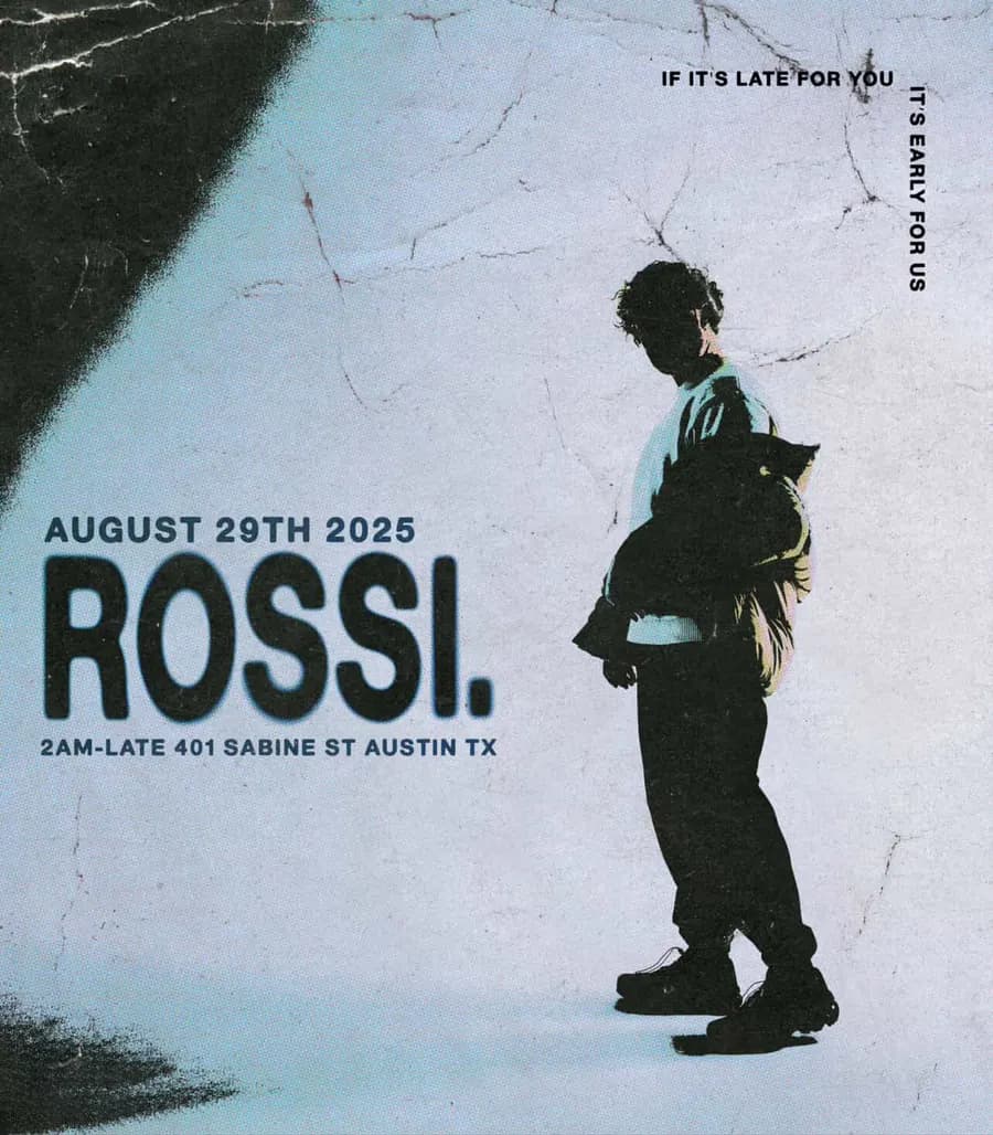 Flyer for Rossi at The Cut
