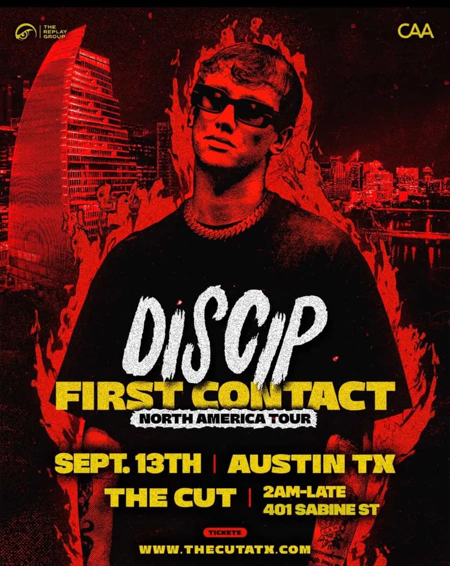 Flyer for Discip at The Cut