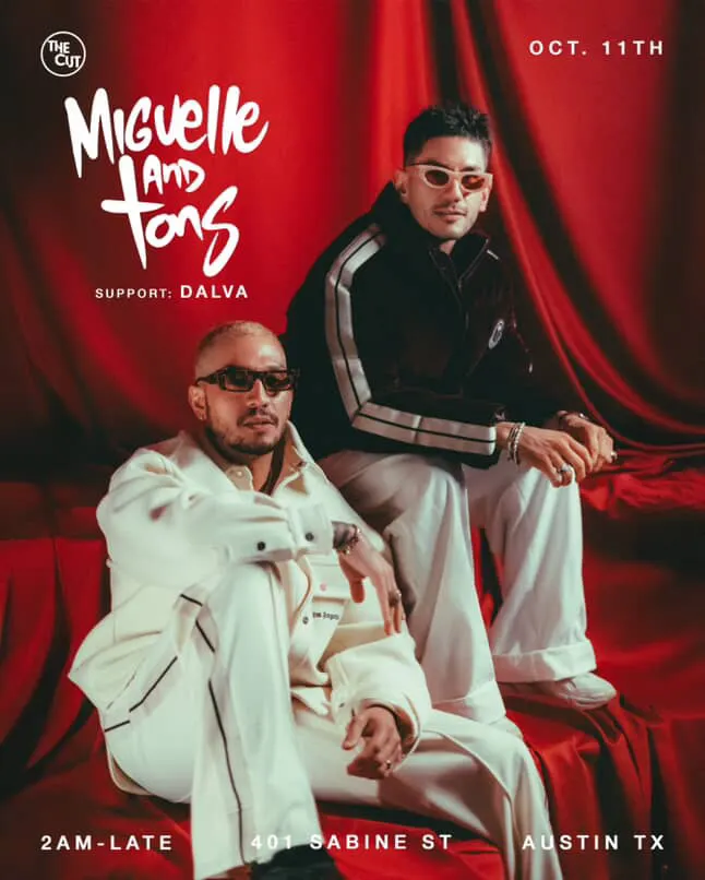 Flyer for Miguelle at The Cut