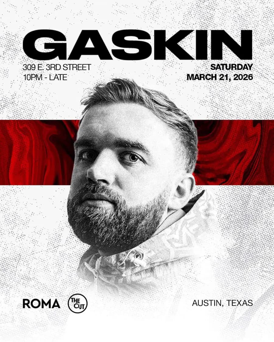 Flyer for Gaskin at Roma