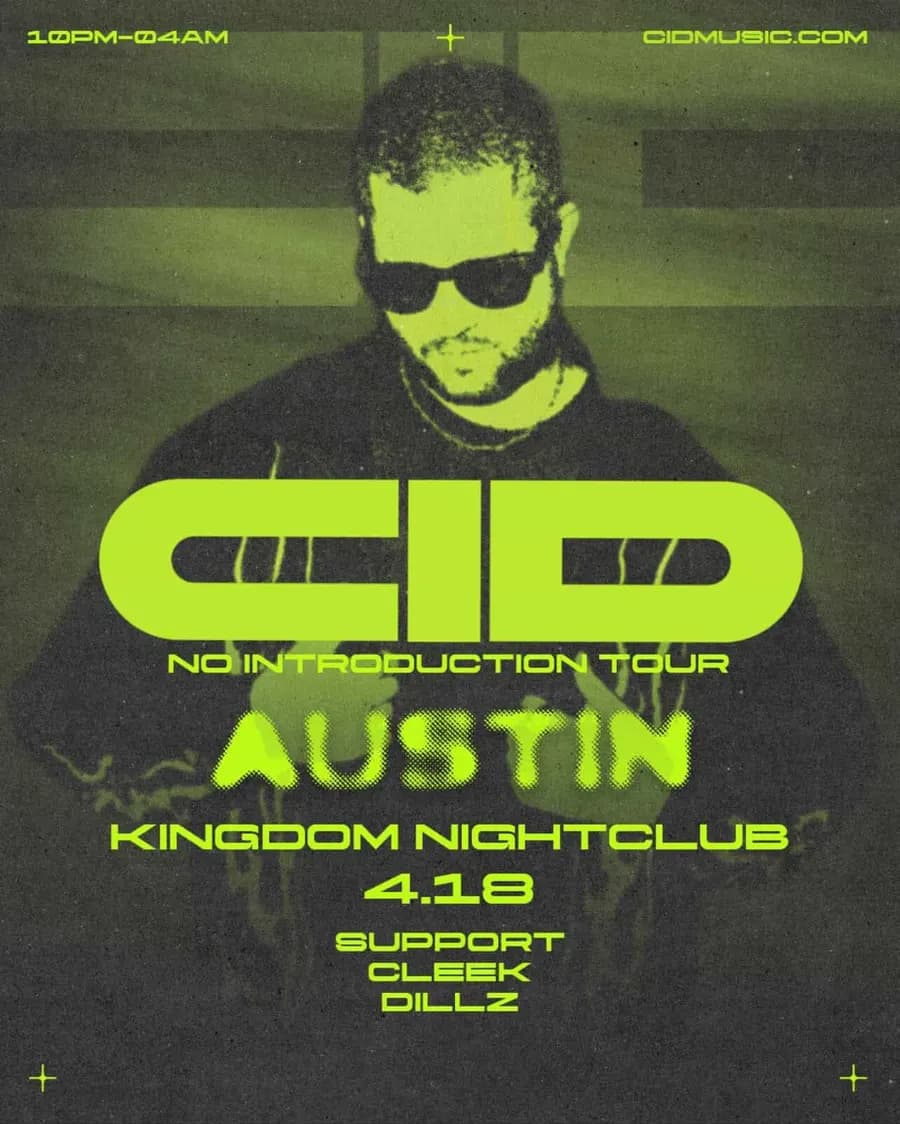 Flyer for Cid at Kingdom