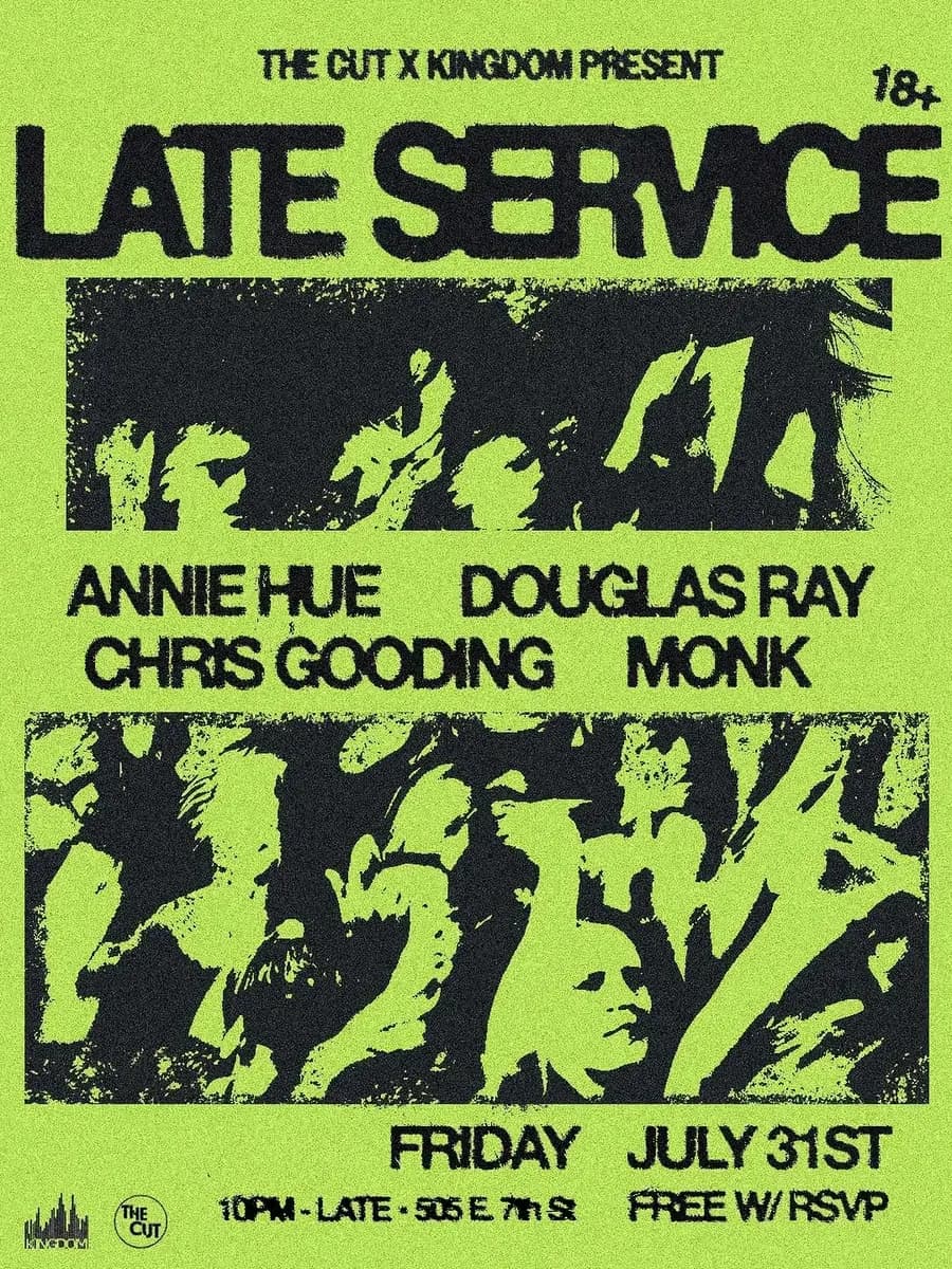 Flyer for Late Service at Kingdom
